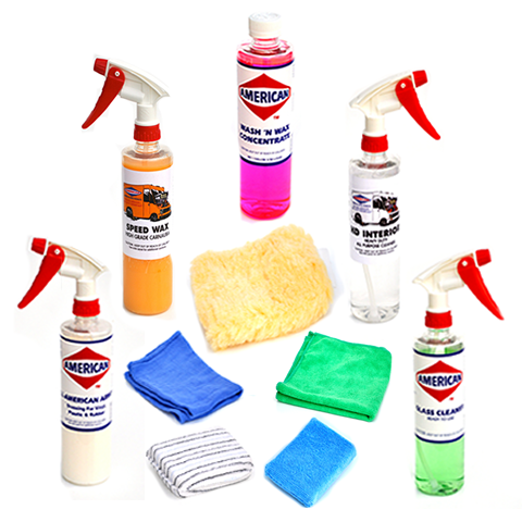 Pro Clean Car Care & Detail Kit